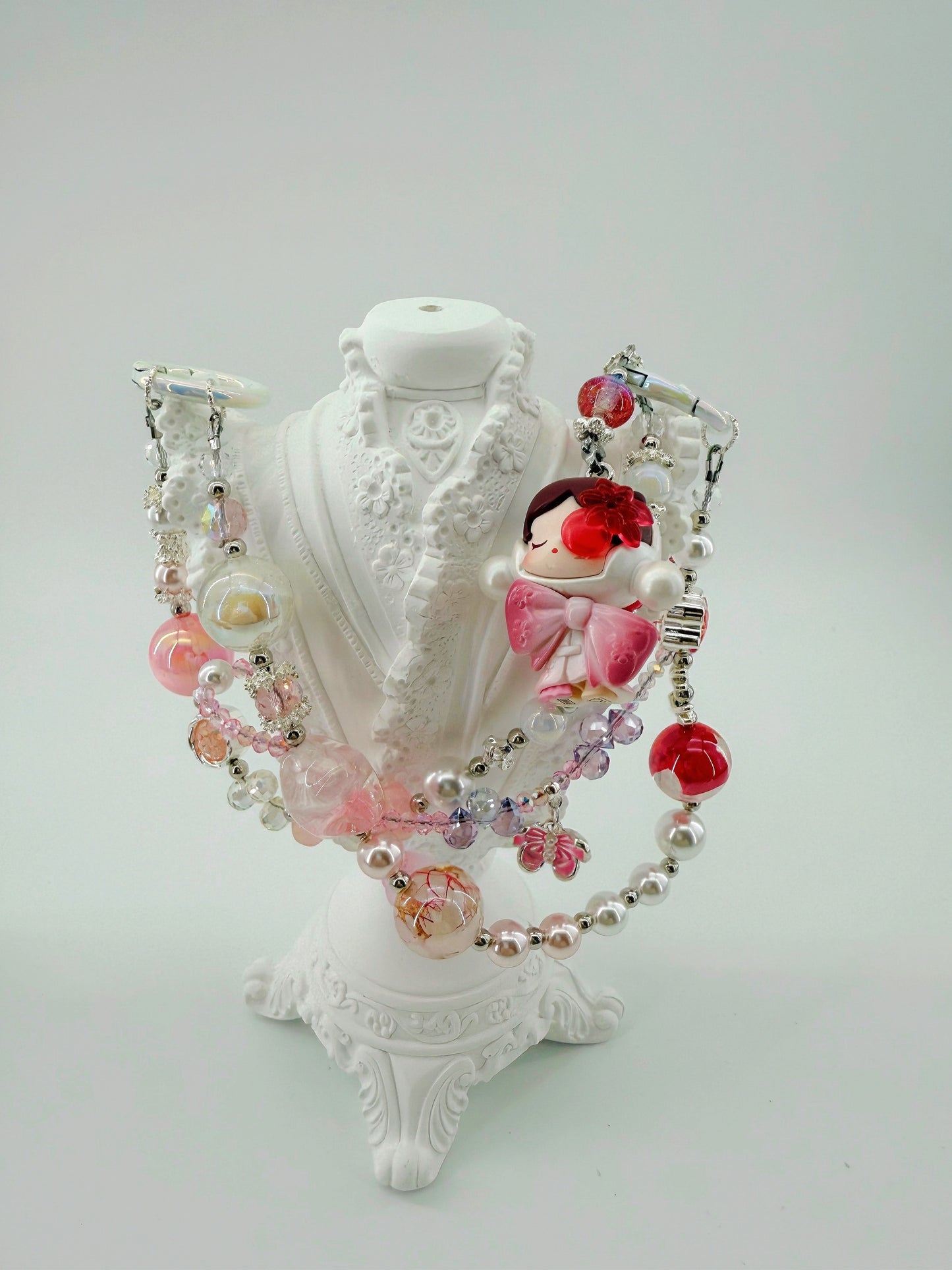 Boutique SKULLPANDA Secret Authentic Popbean Glowing Floral Bag Charm