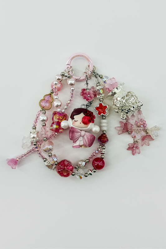 Glowing Floral Charm + Card Combo