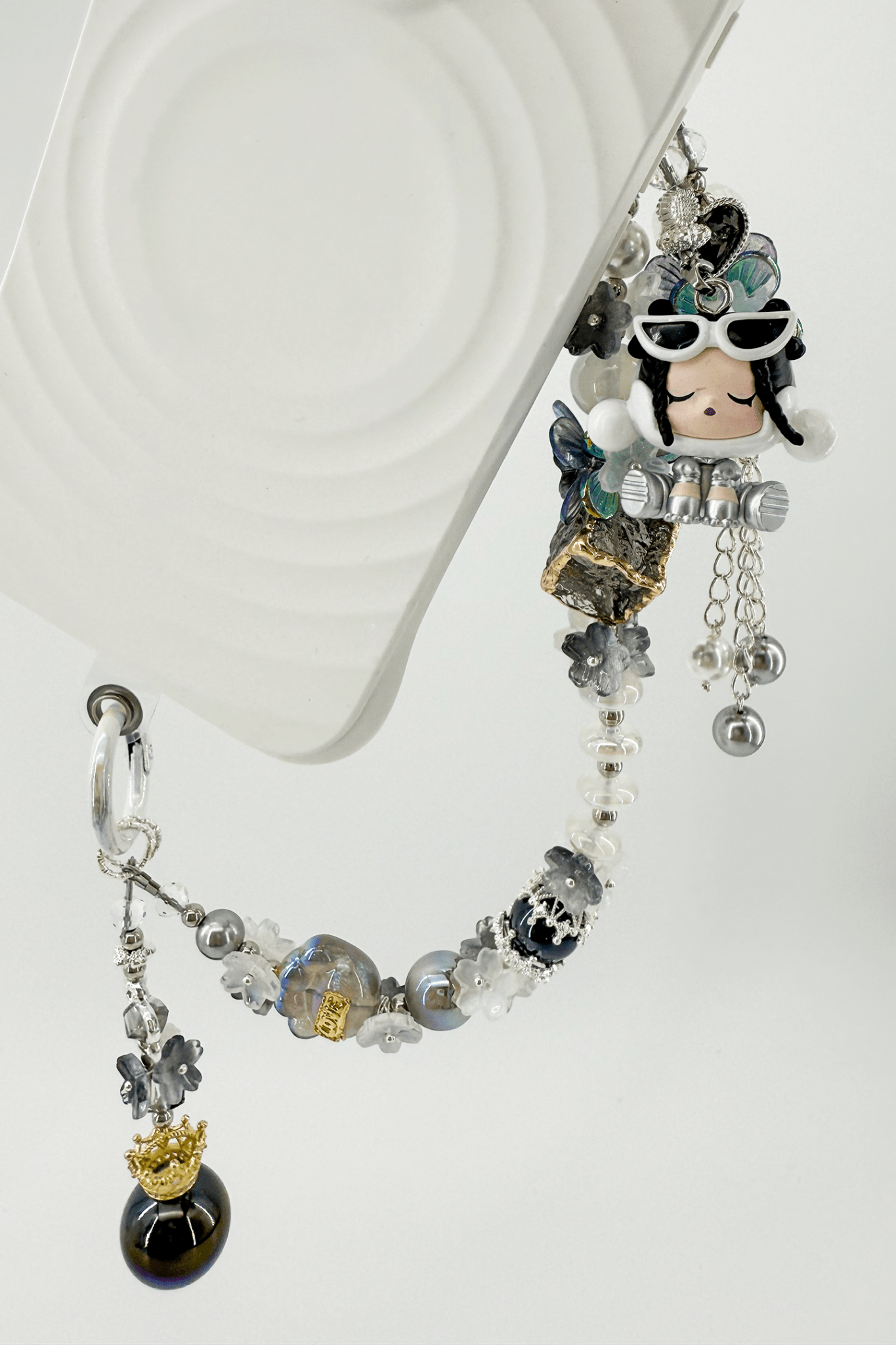 Livestream lucky blind bag Popbean Crystal Pearl Phone Bag Chains Ramdom - Chainswhisper