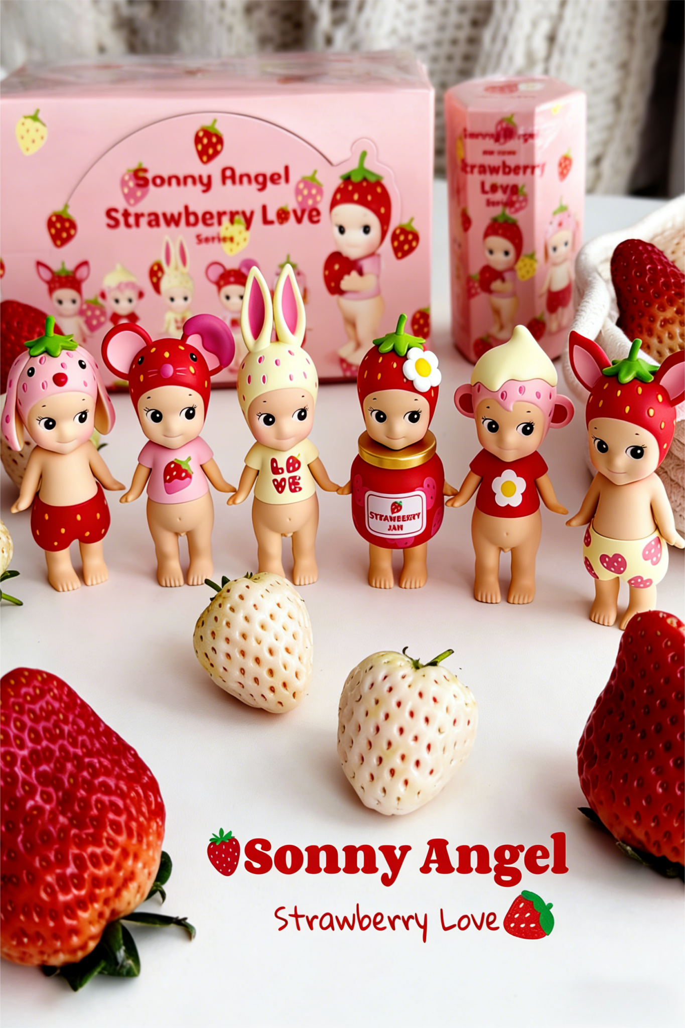 Sonny Angel Strawberry Love Series Single & Whole case - Chainswhisper